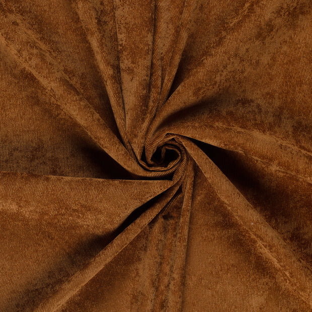 Baby Corduroy Stretch 21w stof Brique 
