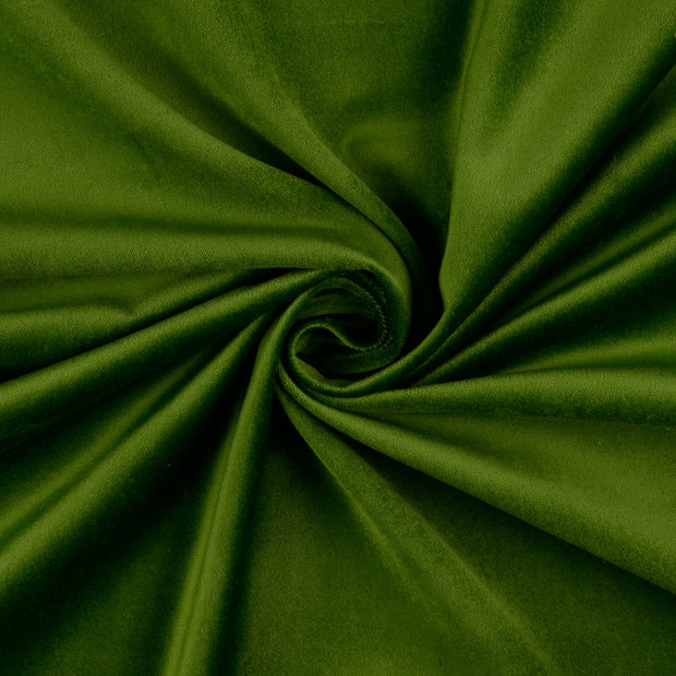 Tela de terciopelo tela Verde oliva 