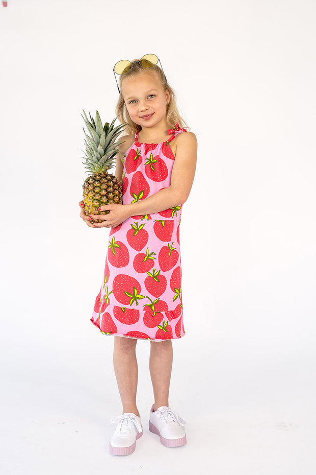 Jerséis tela Fresas Rosa