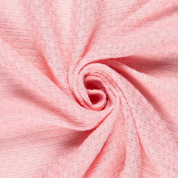 Jacquard fabrik Uni Helles Pink