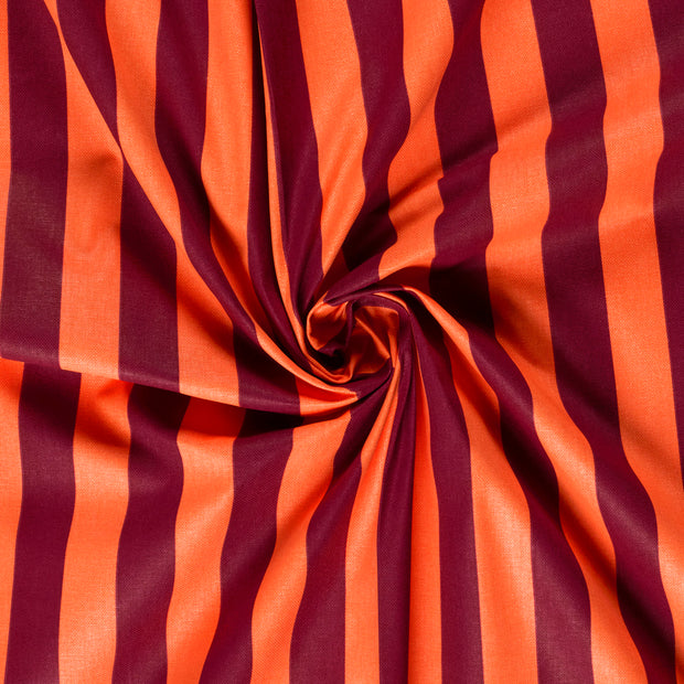 Panama fabric Bordeaux digital printed 