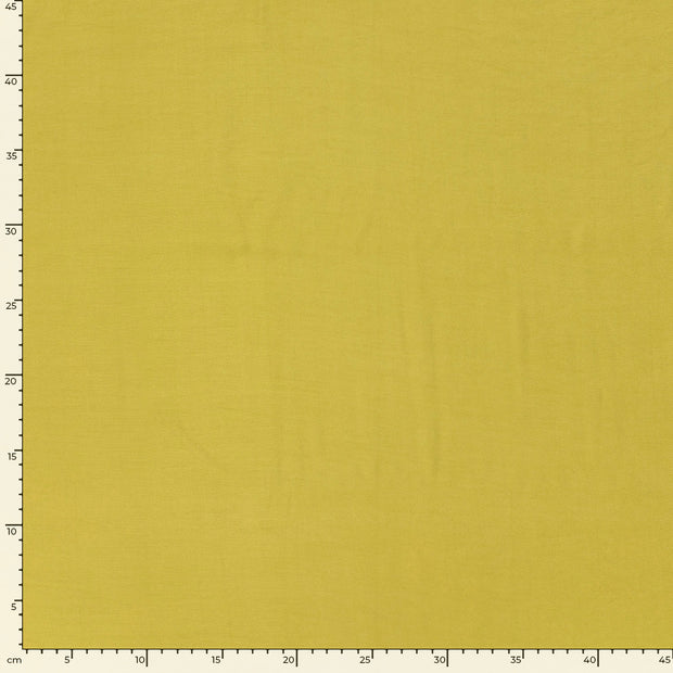 Viscose Nylon Twill tissu Unicolore Vert Citron