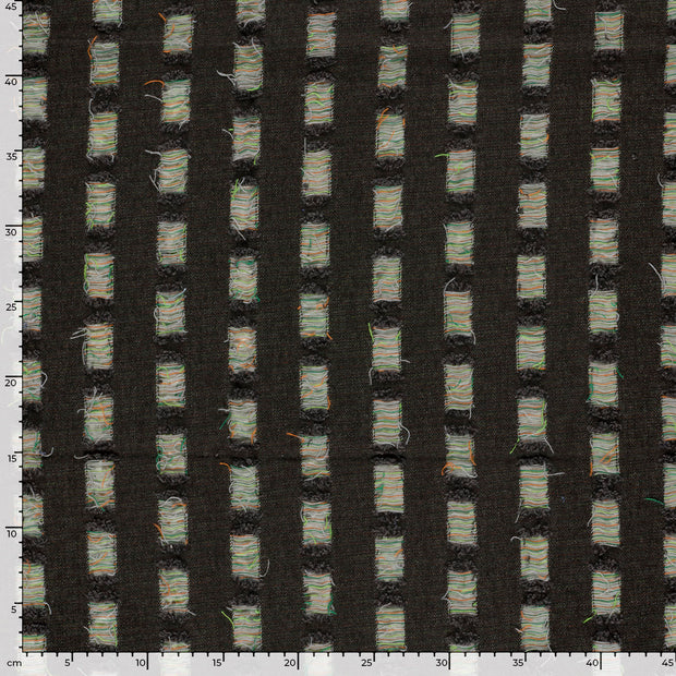 Jeans tissu Unicolore Noir