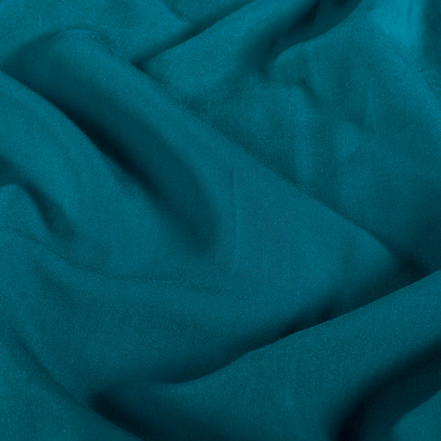 Viscose Poplin fabric Unicolour Petrol