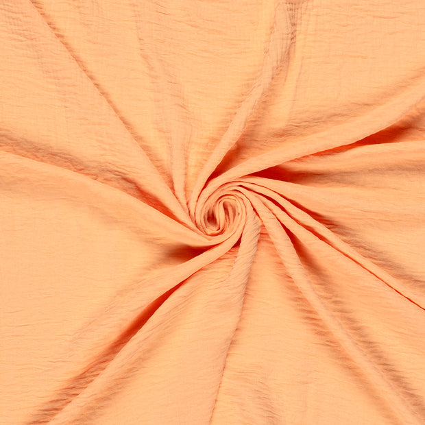 Woven Polyester tela Salmón fundido 