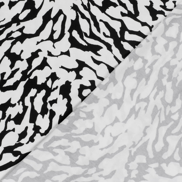Viscose Vortex Jersey tissu Abstrait imprimé 