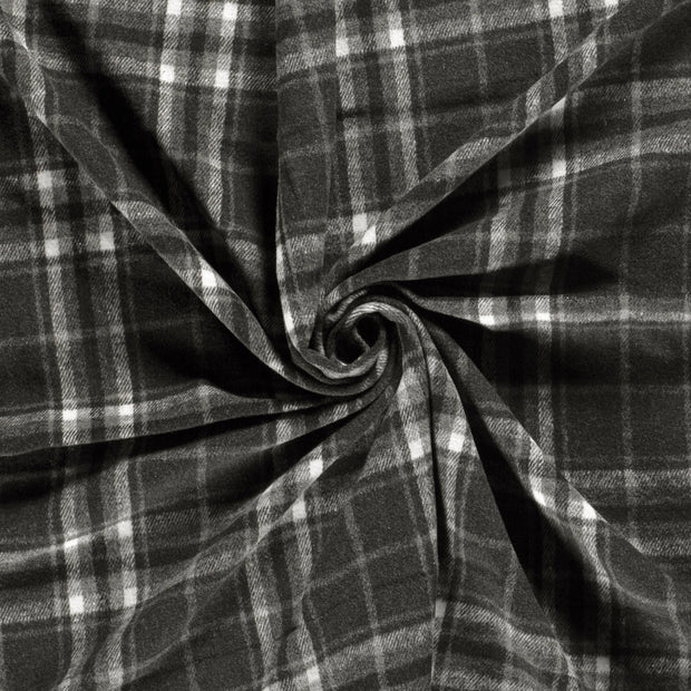 Jacquard tissu Gris foncé brossé 
