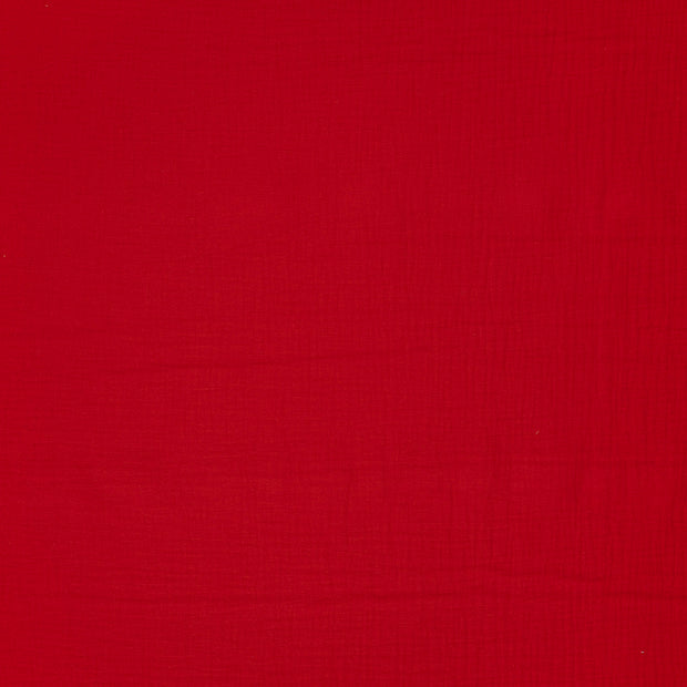 Muslin fabric Red matte 