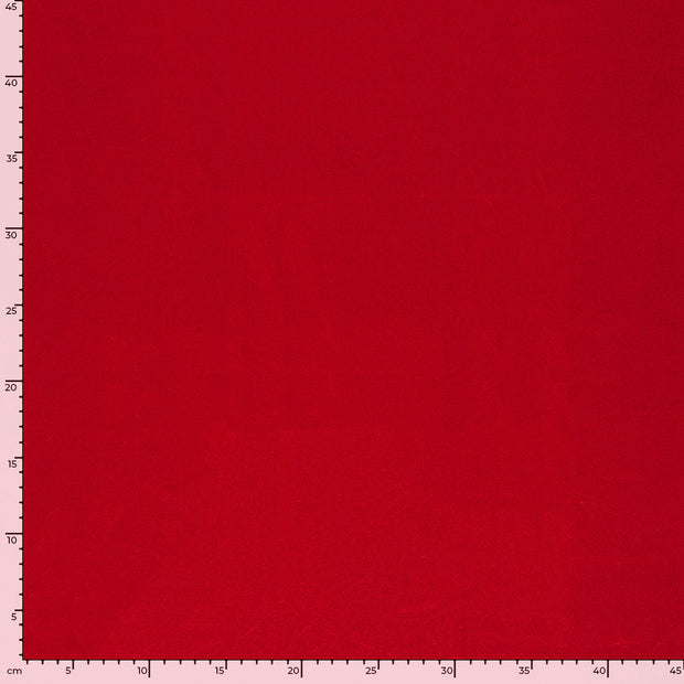 Cotton Poplin fabric Christmas Red