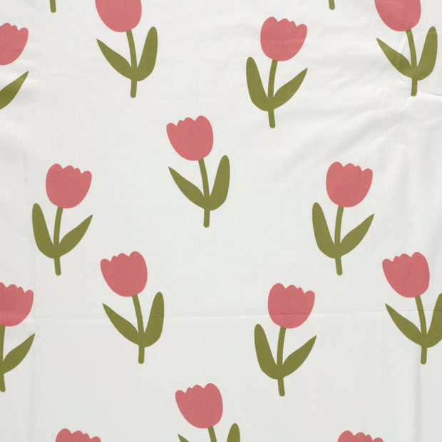 Jersey tissu Blanc cassé doux 