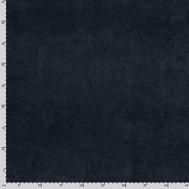 Corduroy 4.5w fabric Unicolour Navy