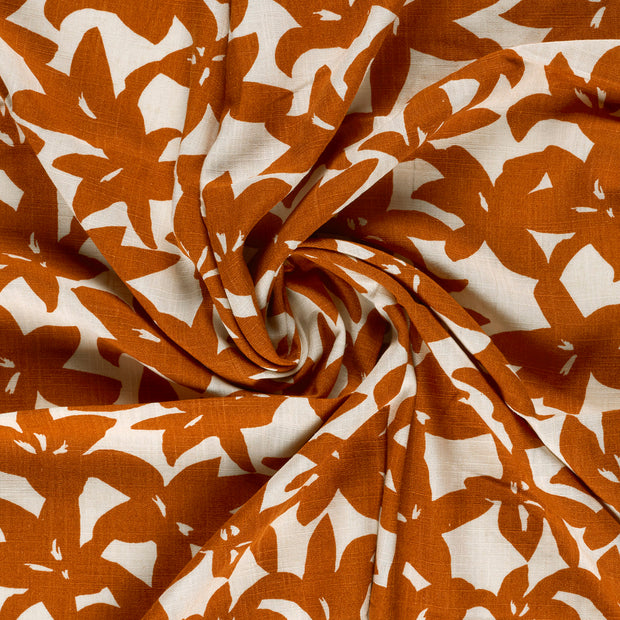  fabric Brique printed 