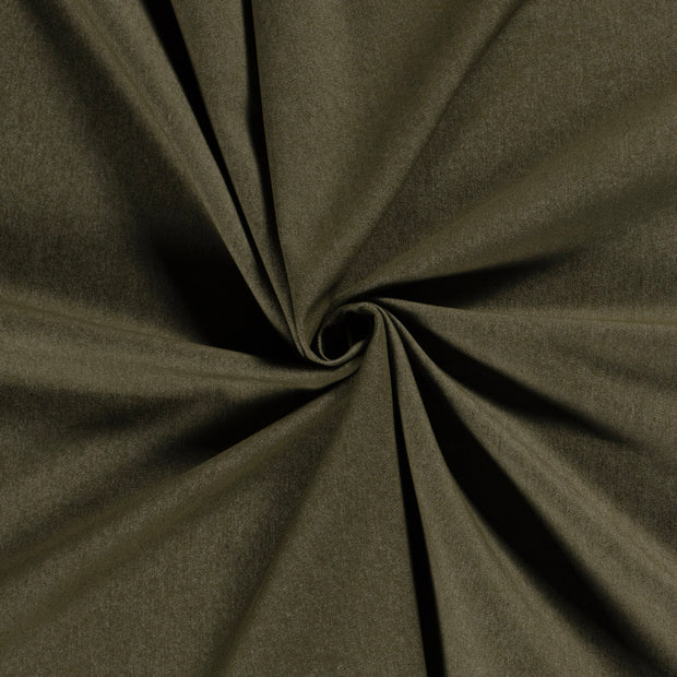 Jeans Stretch fabrik Khaki-Grün vorgewaschen 