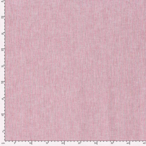 Chambré tissu Melange Rouge Bordeaux