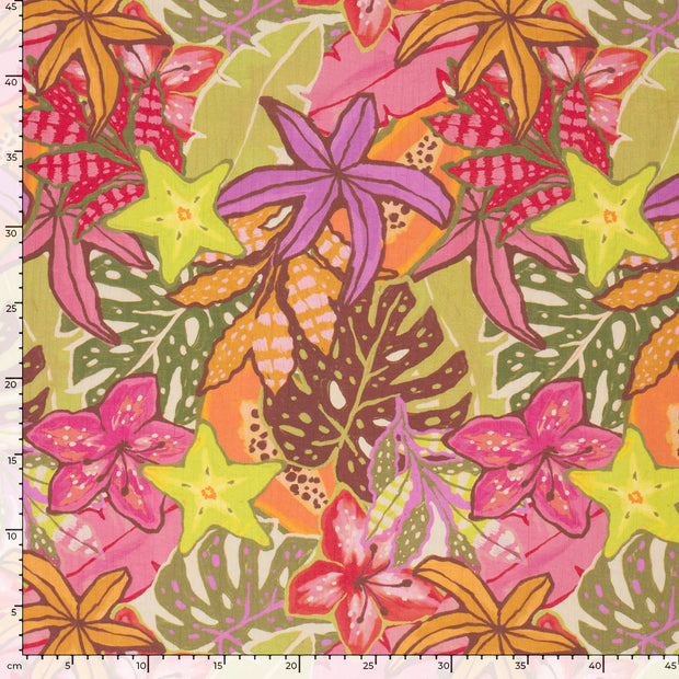  fabric Flowers Fuchsia