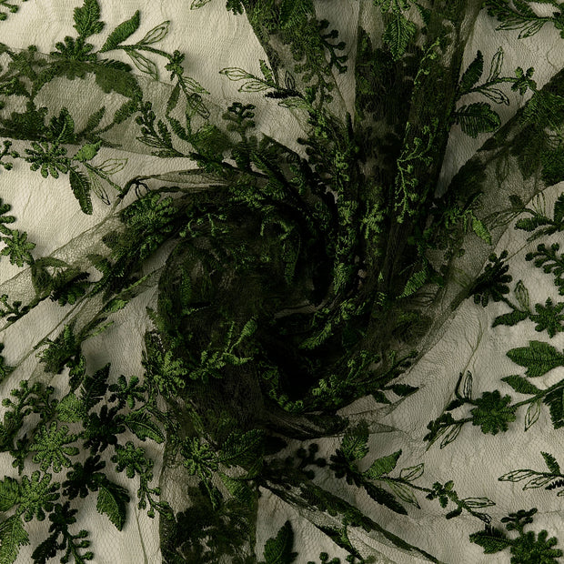 Lace fabric Dark Mint 