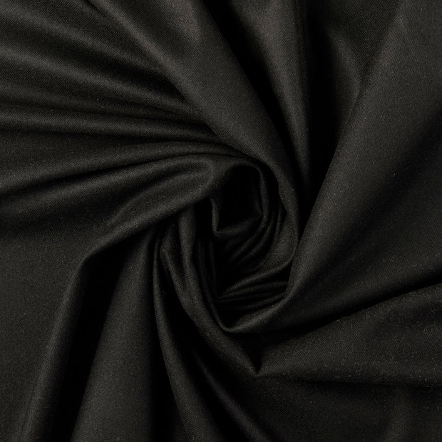 Sergé tissu Noir 