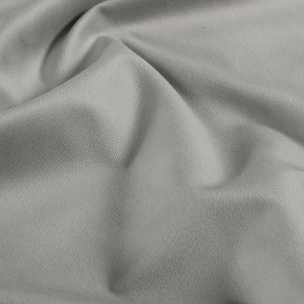 Velvet fabric Unicolour Light Grey