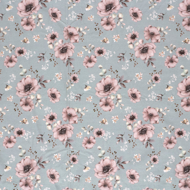 Jersey fabric Dark Mint soft 