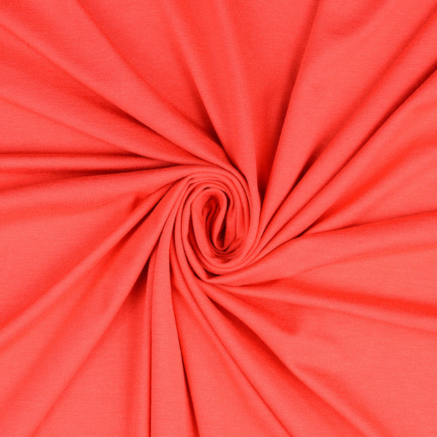 Viscose Jersey stof Rood 