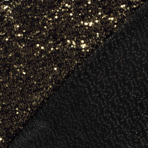 Velvet fabric Unicolour Sequins 