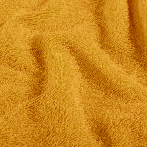 Terry Towelling fabric Unicolour Oker