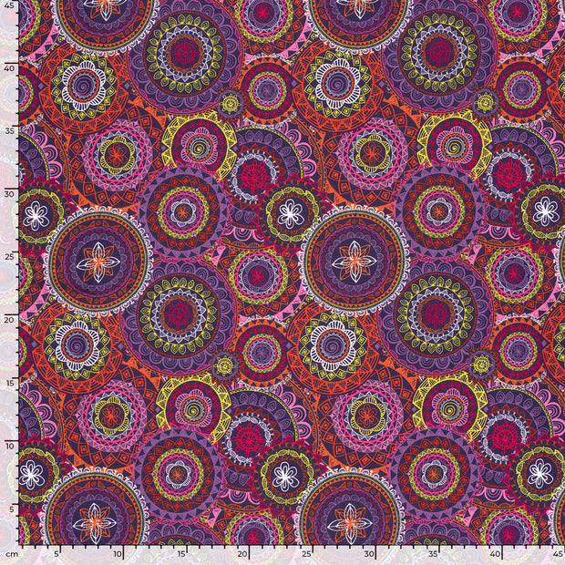 Softshell fabric Mandala's digital printed 