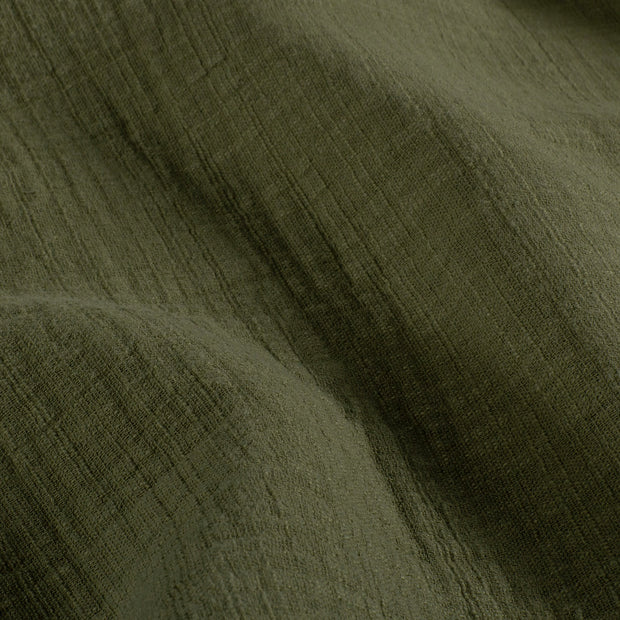 Muselina tela Unicolor Verde caqui