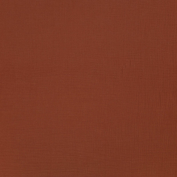 Muslin fabric Redwood matte 