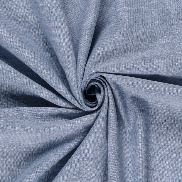 Chambré fabric Melange Indigo