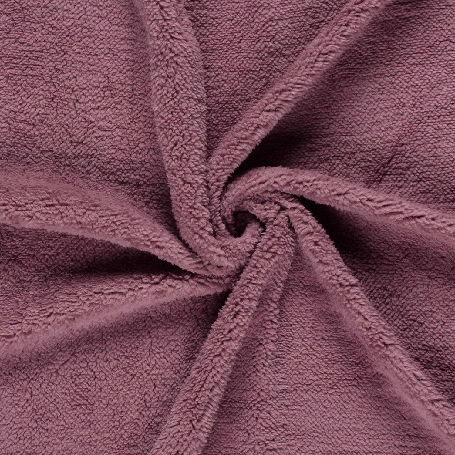 Sherpa Fleece fabric Unicolour Mauve | Wholesale fabrics