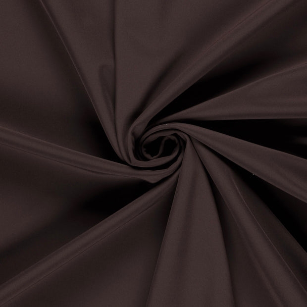 Tejido Softshell tela Marrón oscuro forrado 