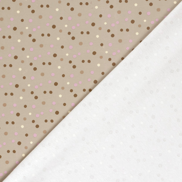 Jersey fabric Dots printed 