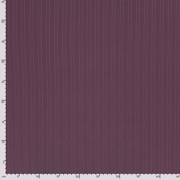 Pointelle tissu Unicolore Mauve