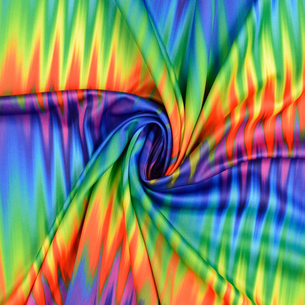 Polyester Jersey fabric Multicolor digital printed 