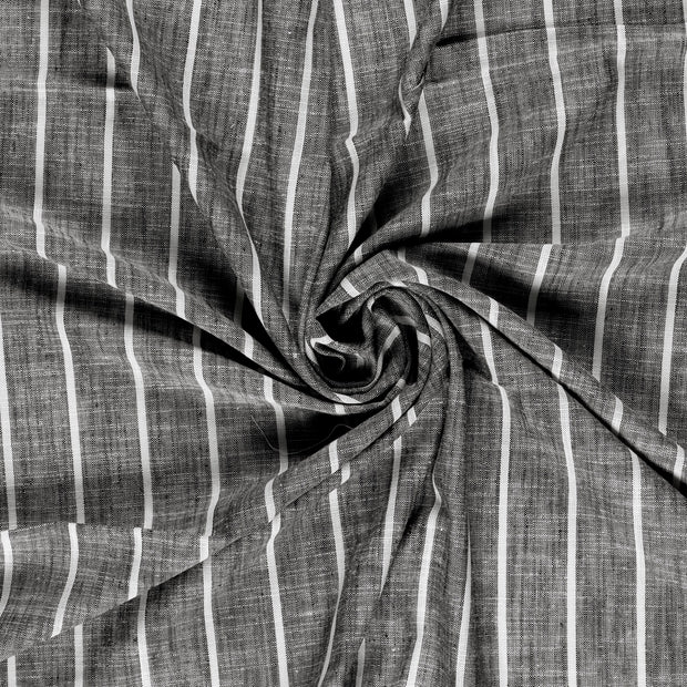  fabric Black yarn dyed 