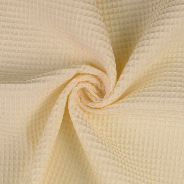 Waffle piqué fabric Nude 