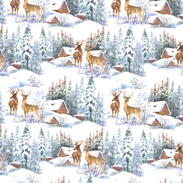 Jersey tissu Blanc optique doux 
