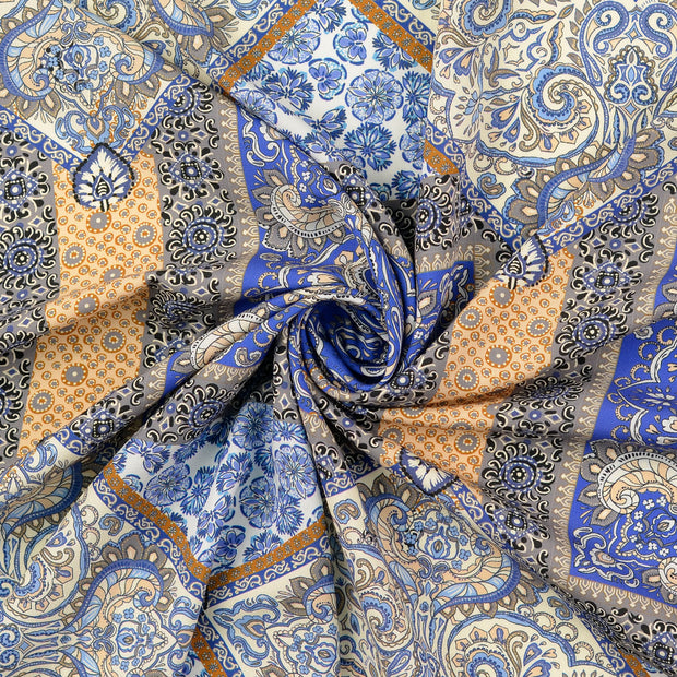 Viscose Poplin fabric Baby Blue 