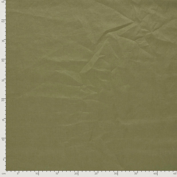Leinen fabrik Uni Olivgrün