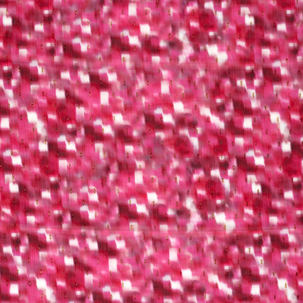 Chiffon fabric Bordeaux semi-transparent 