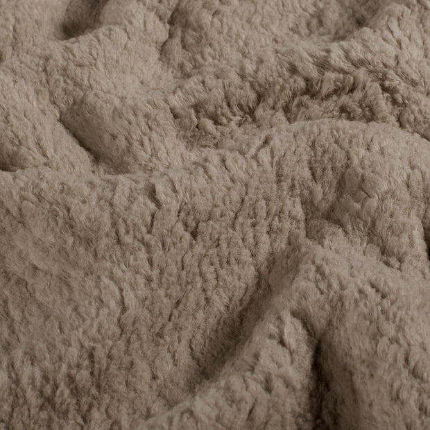 Teddy fabric Unicolour Beige
