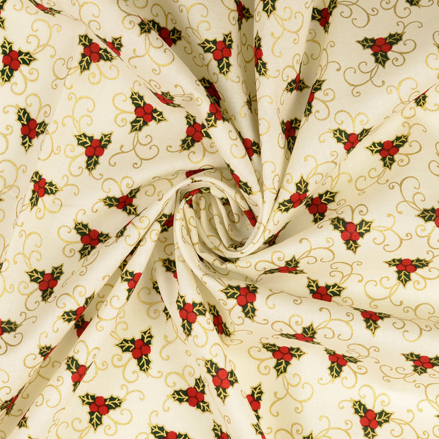  fabric Off White printed 