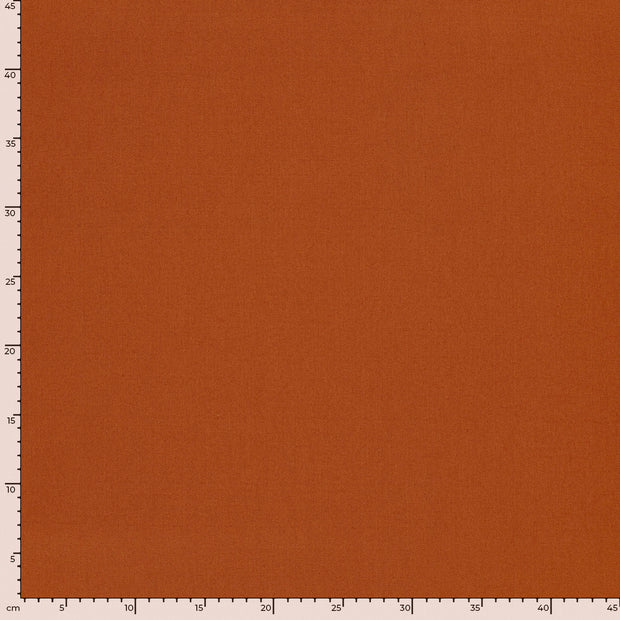 Canvas tissu Unicolore Brique