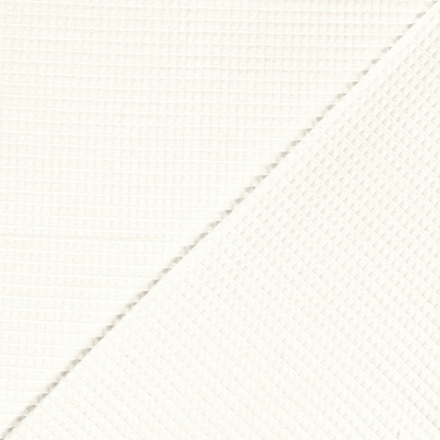 Waffle piqué fabric Unicolour 