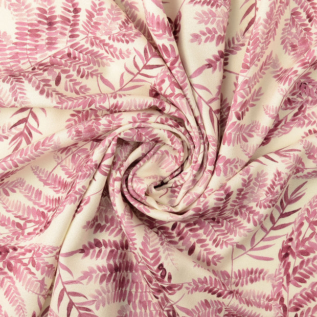 Viscose Crêpe fabrik Bordeauxrot 