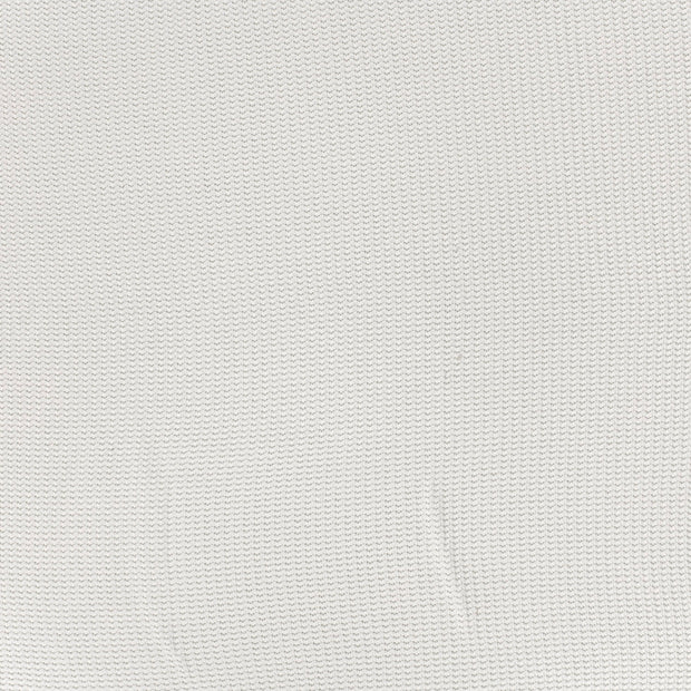Heavy Knit fabric Off White matte 