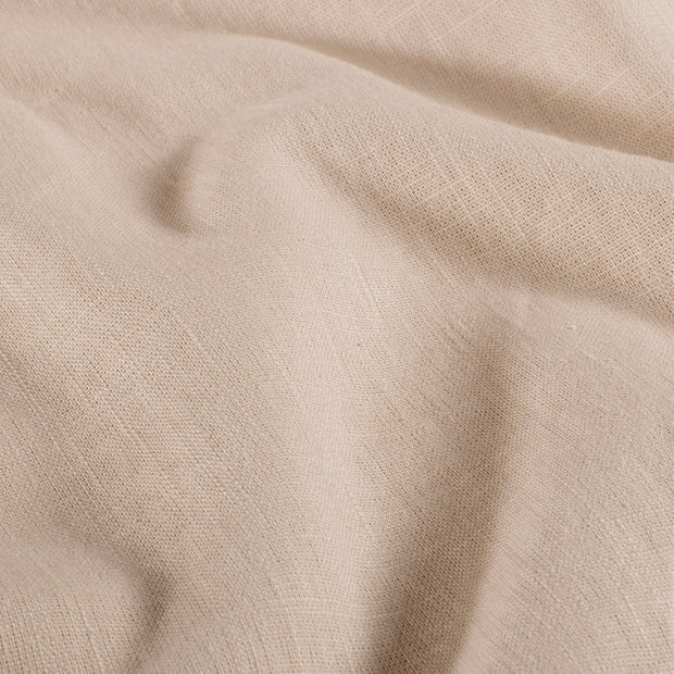 Linnen stof Effen Beige