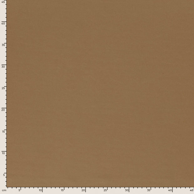 Heavy Knit stof Effen Camel