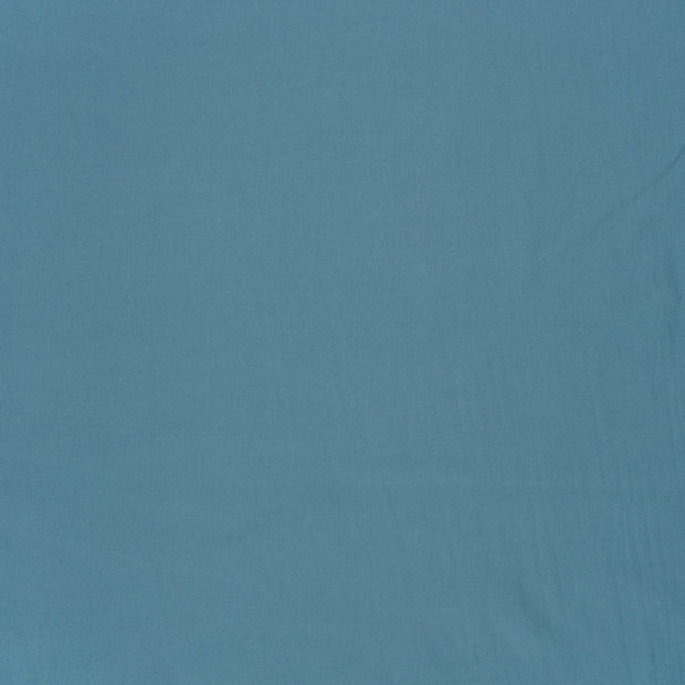 Coton Popeline GOTS tissu Indigo mat 